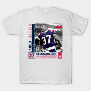 Damien Harris Paper Poster T-Shirt